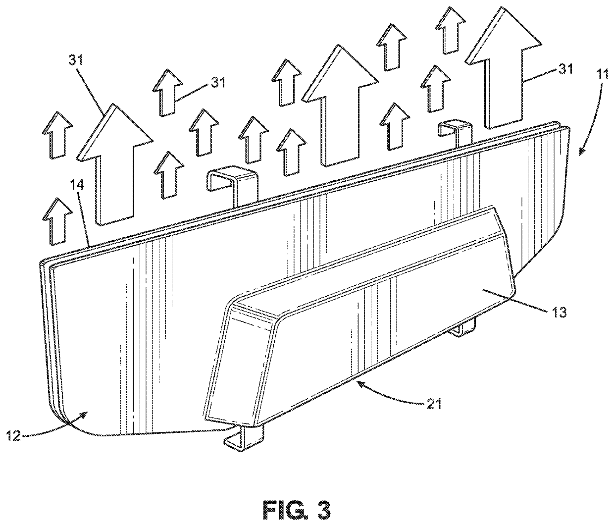 Cashier Station Vertical Air Curtain Attachment