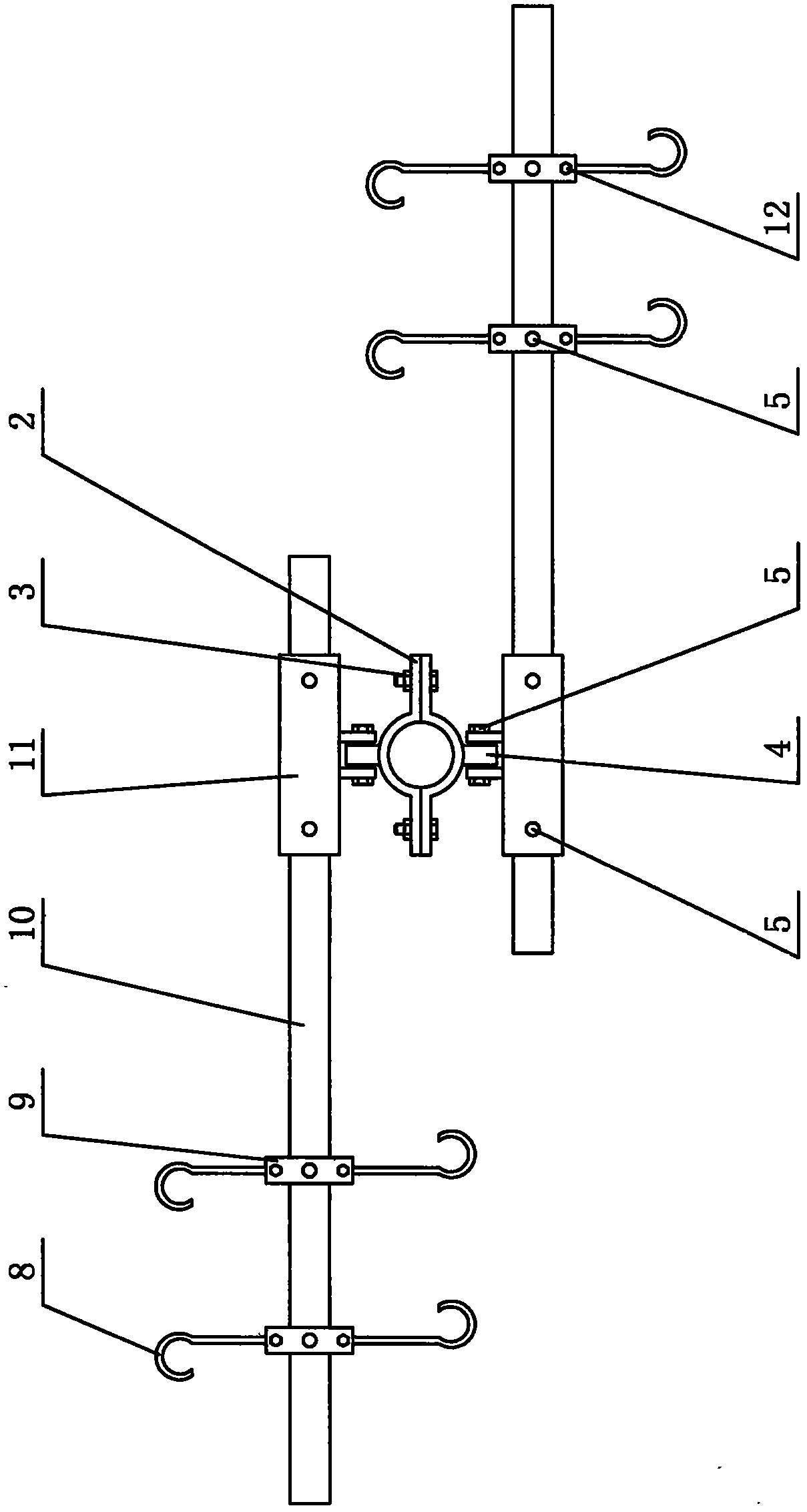 Combined movable multifunctional seedling modeling frame