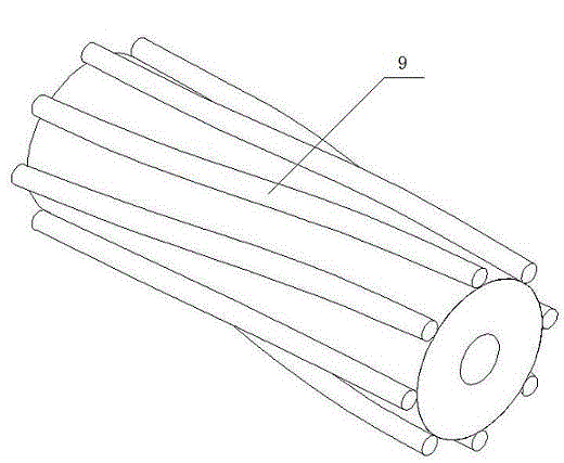 Rubbing machine for medicinal materials