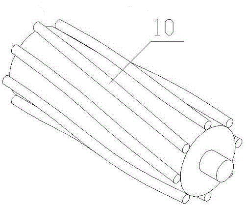 Rubbing machine for medicinal materials