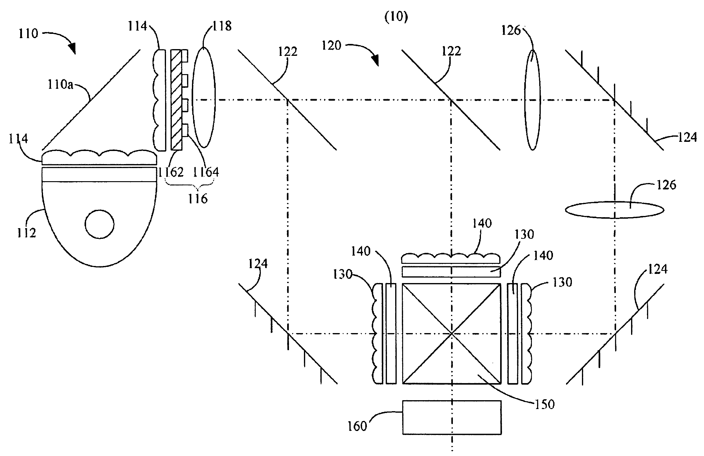 Micro lens array unit and liquid crystal display projection device using same