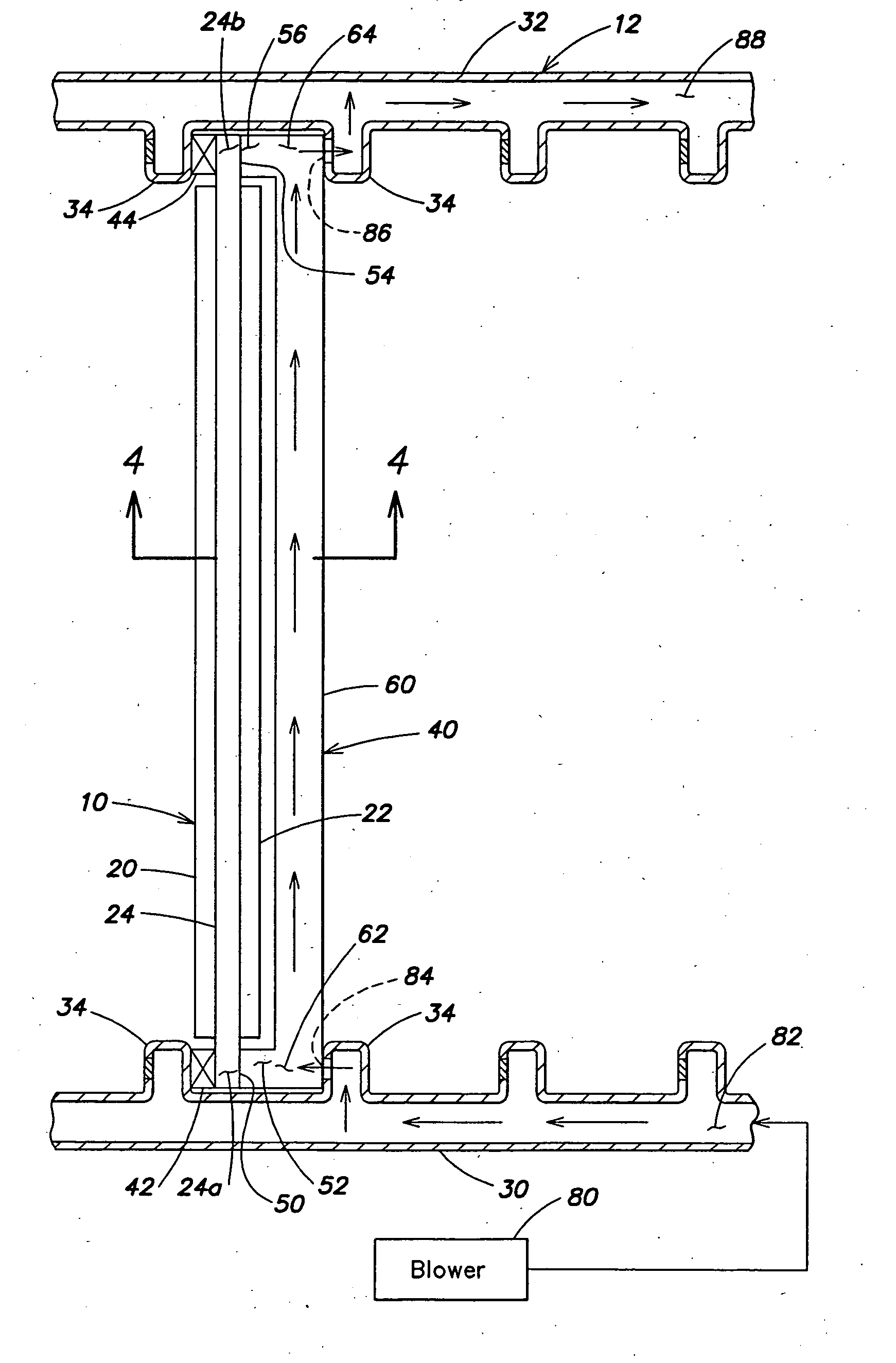 Flow through cooling assemblies for conduction-cooled circuit modules