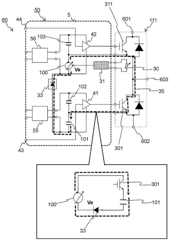 Drive circuit of power conversion device and power conversion device