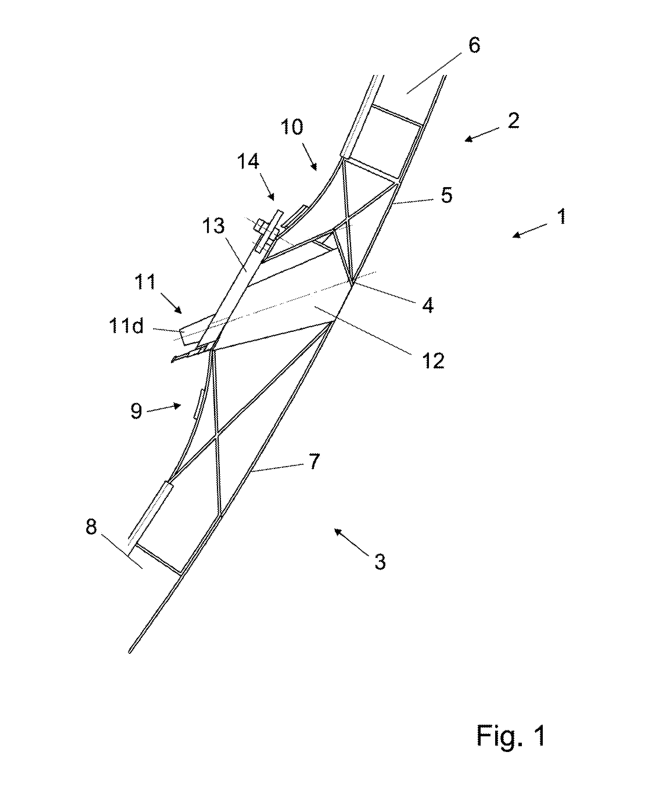 Cargo door arrangement