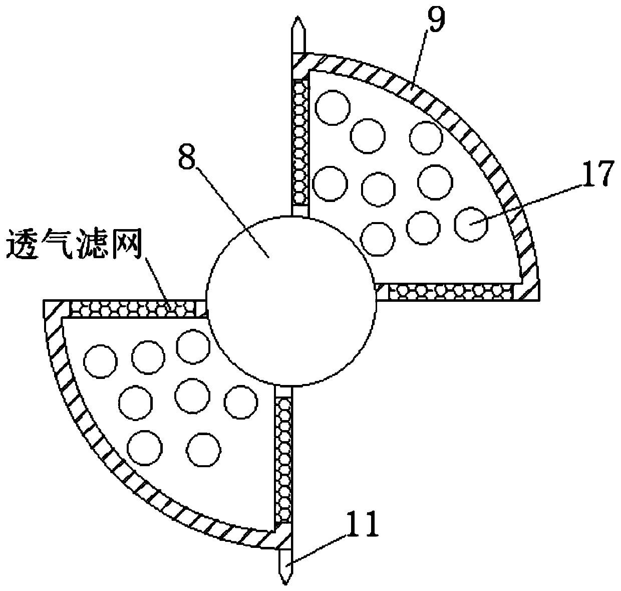 Complete set of energy-saving roasting technology for regenerated lithium iron phosphate