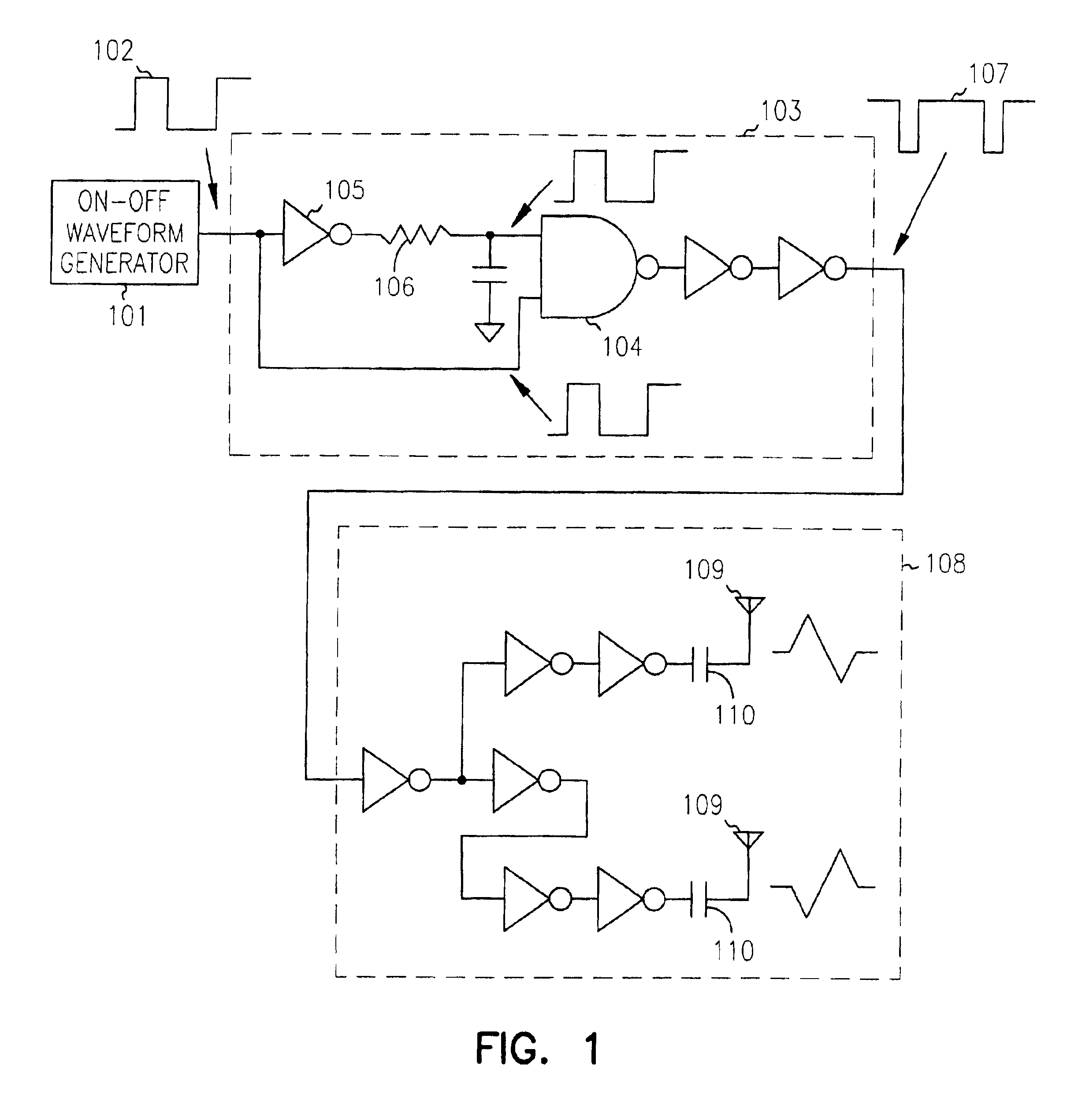 Ultra-wideband impulse generation and modulation circuit