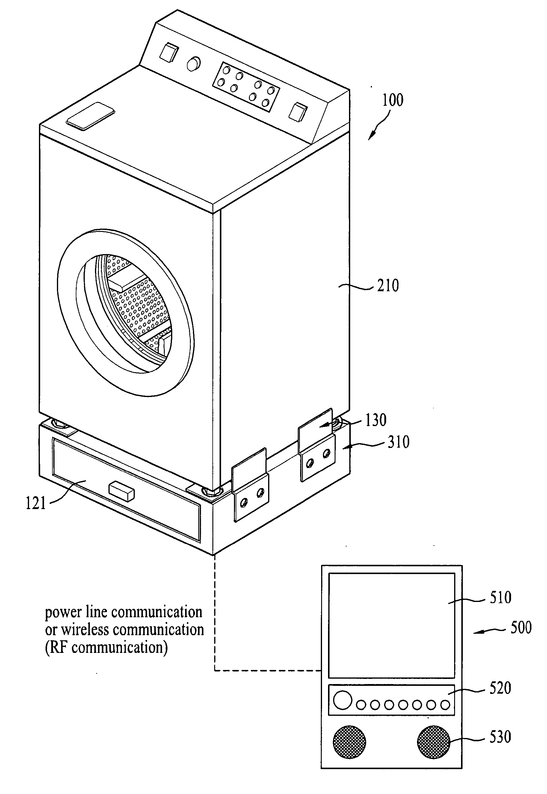 Multiple laundry treating machine