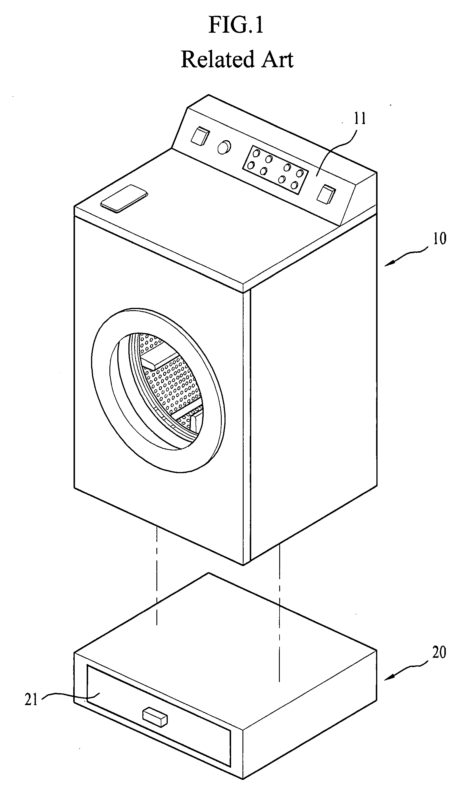 Multiple laundry treating machine