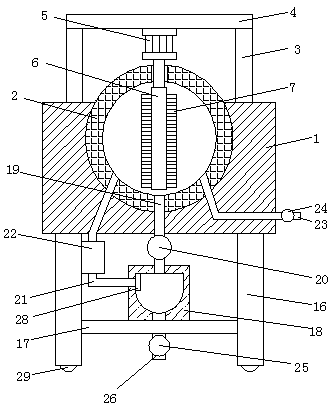 Potato cleaning device