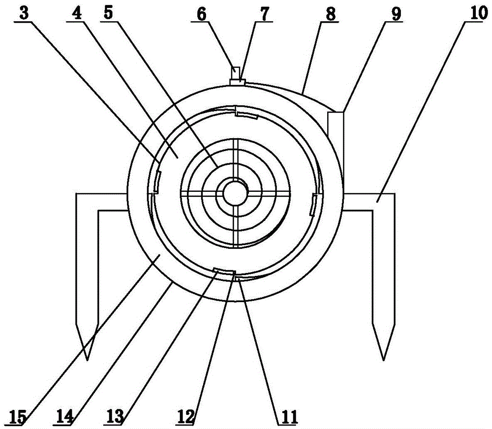 Falling prevention device for pole tower and safe construction method for electric pole tower