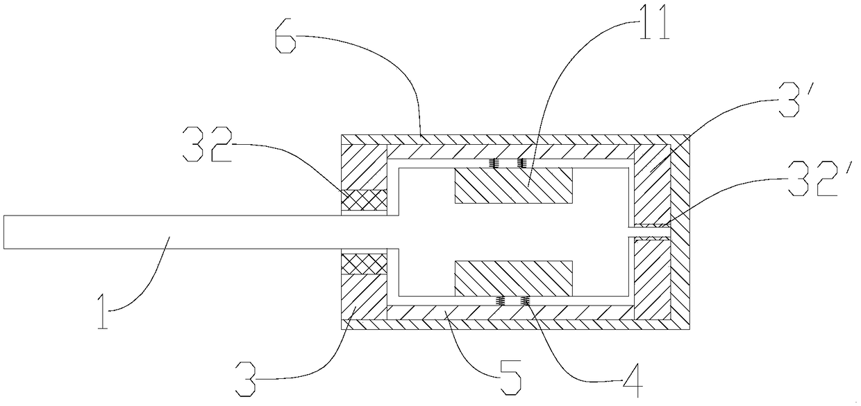 Electric toothbrush with linear vibration motor