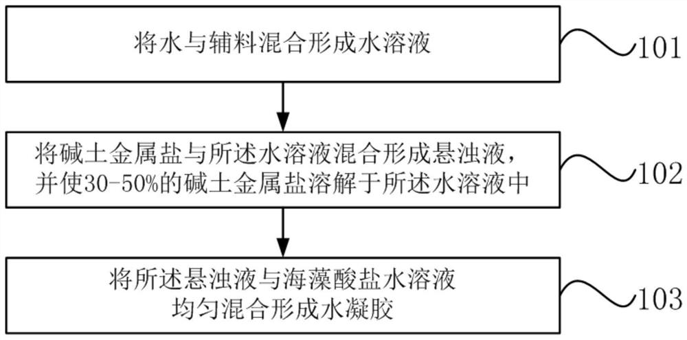 Hydrogel for being injected into organism and application thereof