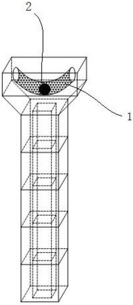 Damping device and method for prefabricated pier