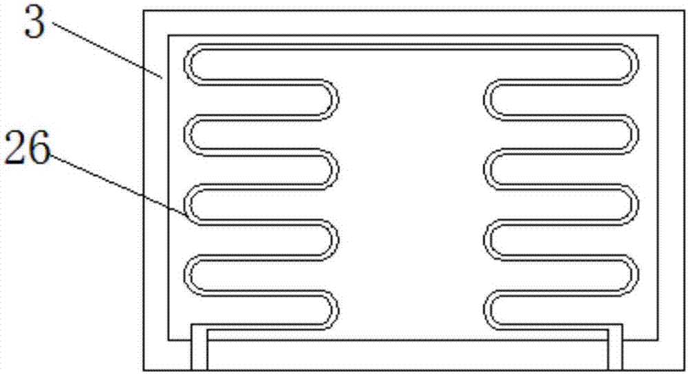 Cooling device in automobile fastener machining process