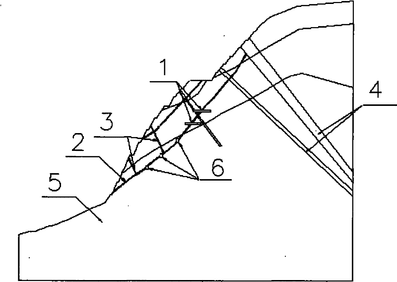 Method for designing anchoring hole structure for reinforcing rock slope