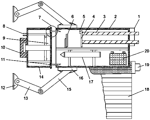 Acupuncture needle pushing device