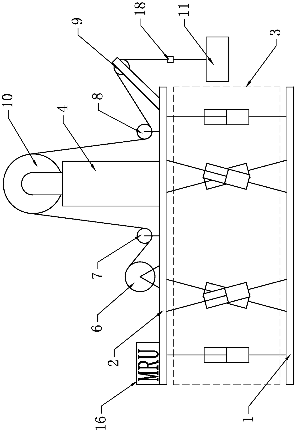 Active and passive wave compensation experiment device