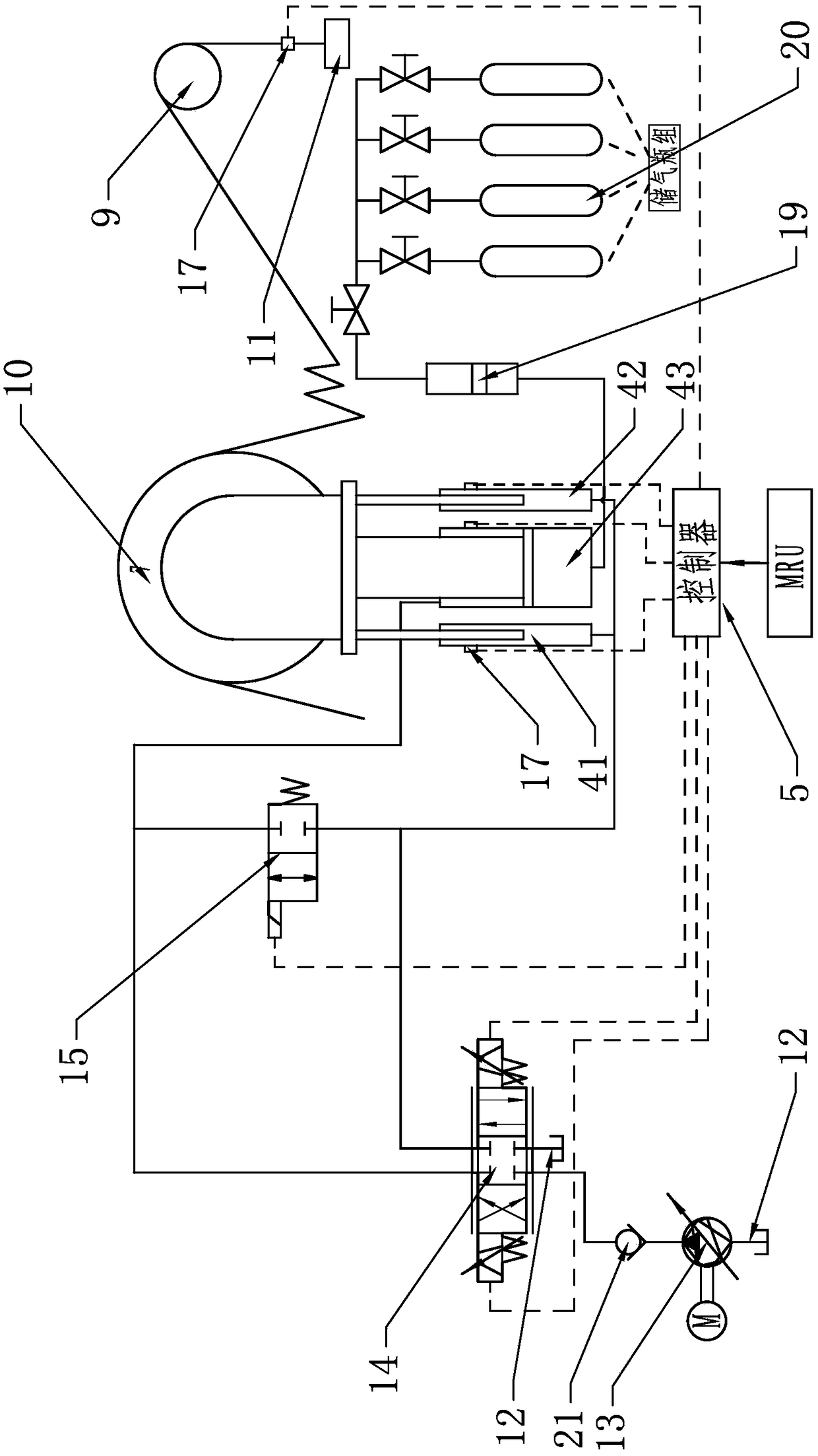 Active and passive wave compensation experiment device