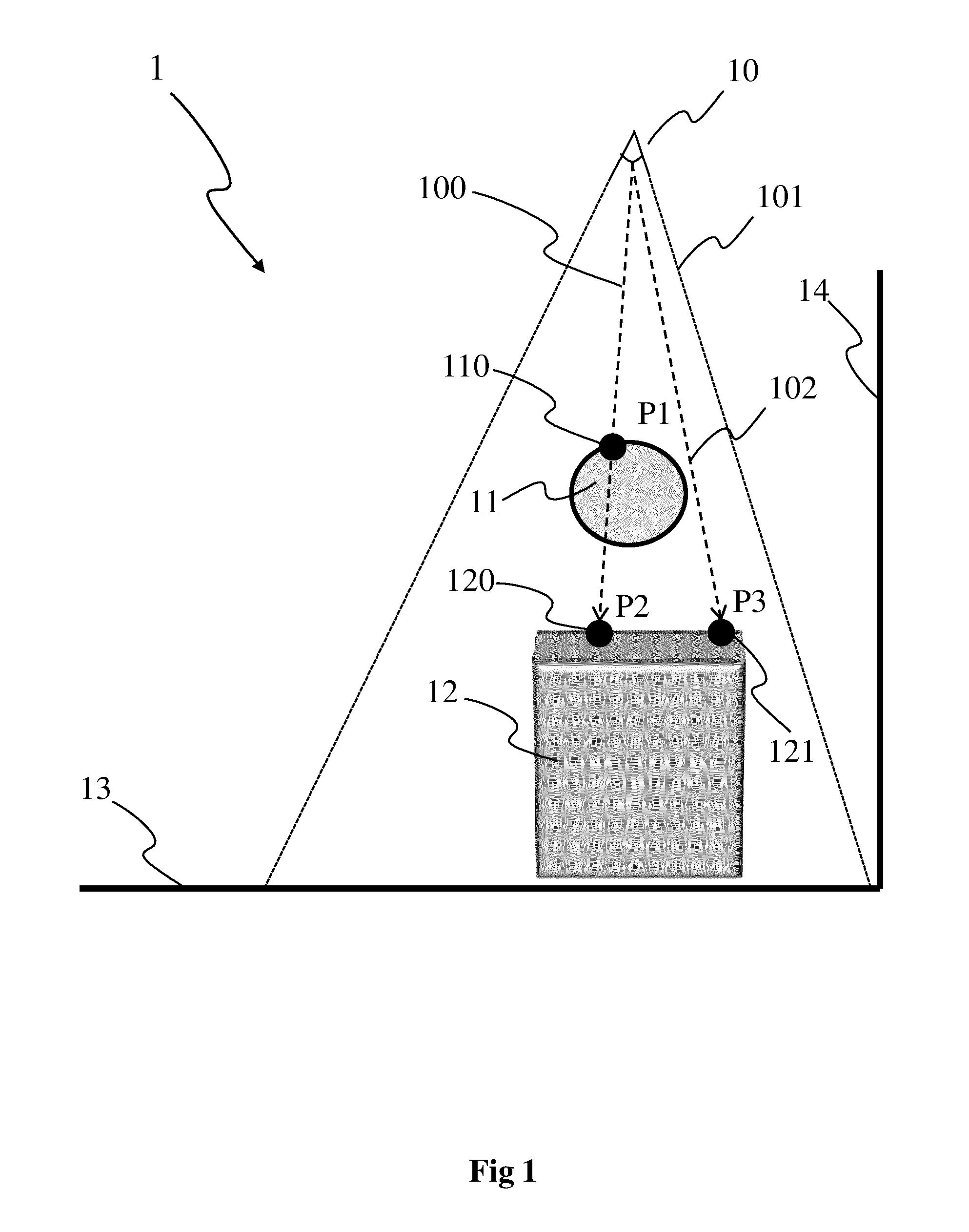 Method for estimation of occlusion in a virtual environment