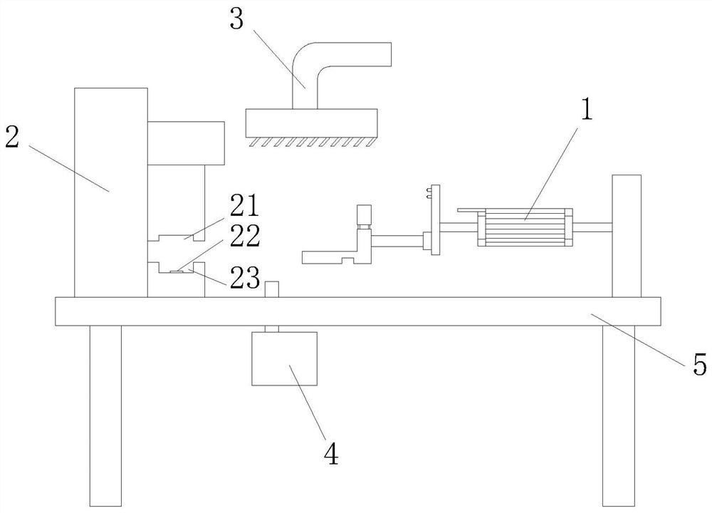 Plug and power line injection molding production line