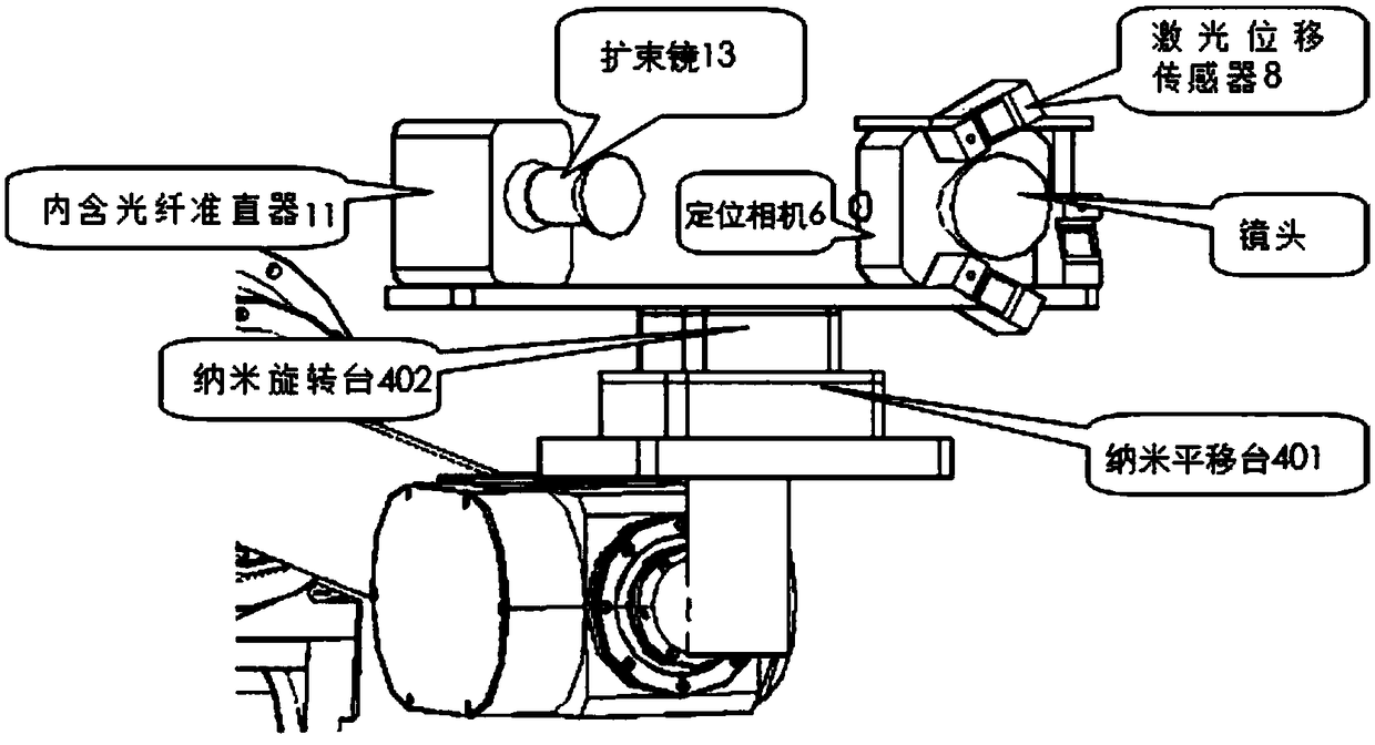 Manipulator repeated positioning accuracy measuring device and method based on digital speckle interference