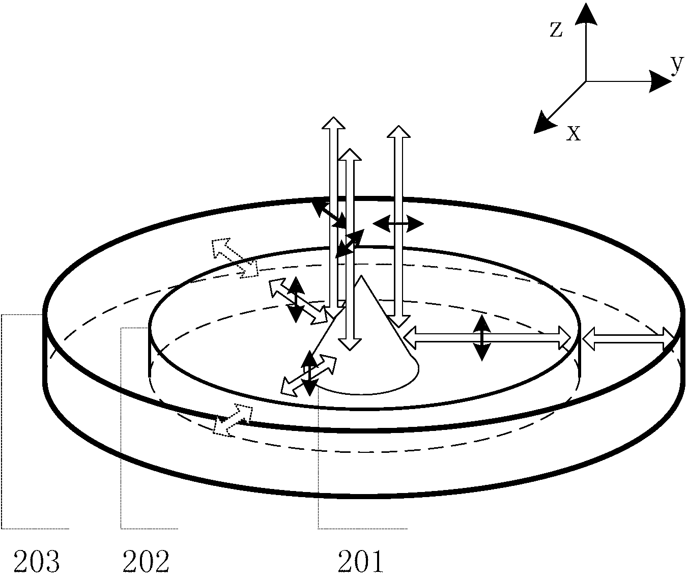 Radial polarization beam laser