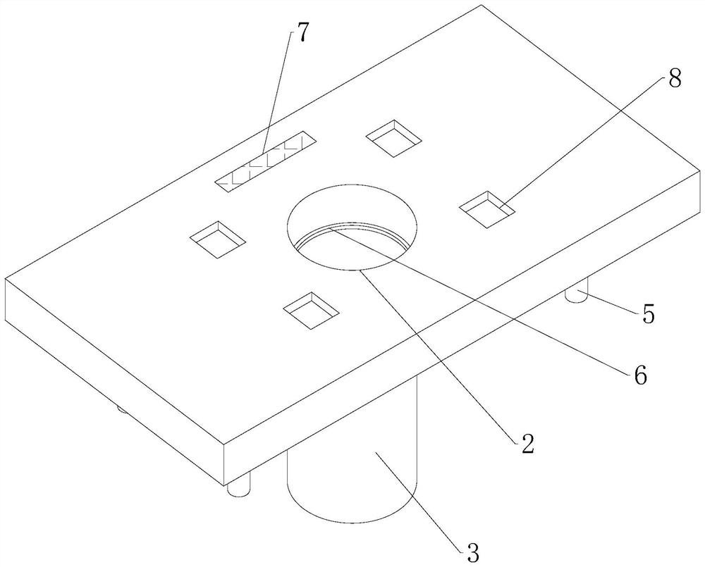 Pile foundation embedding auxiliary vertical device for bridge and using method