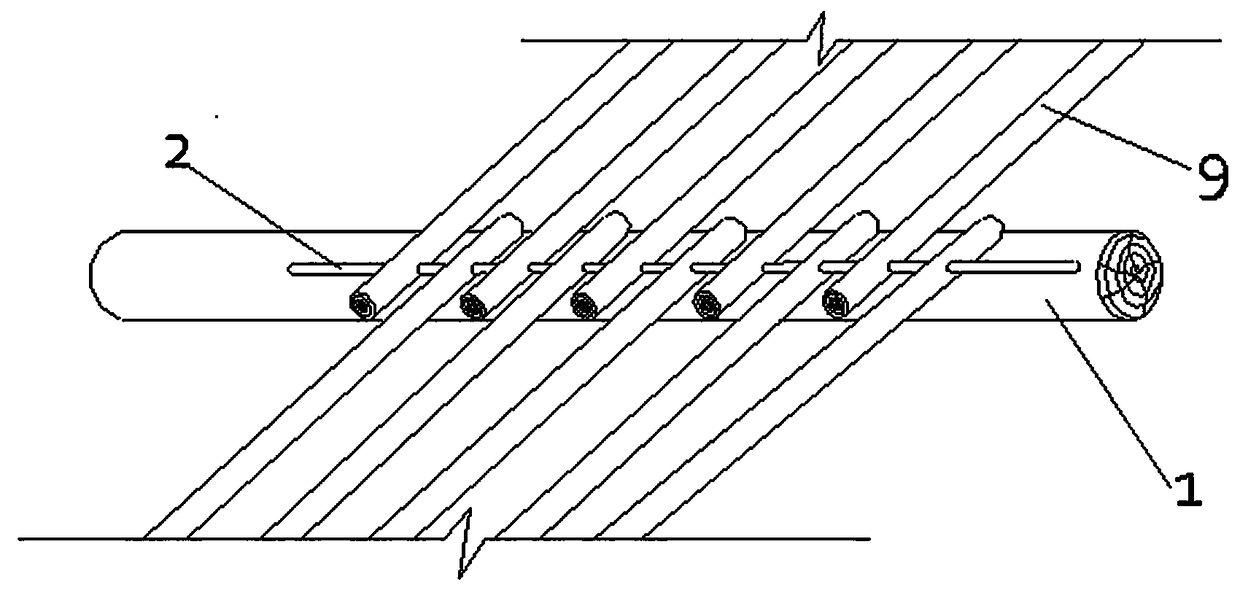 Method for reinforcing and repairing random head setting rafter and purlin nodes of ancient buildings