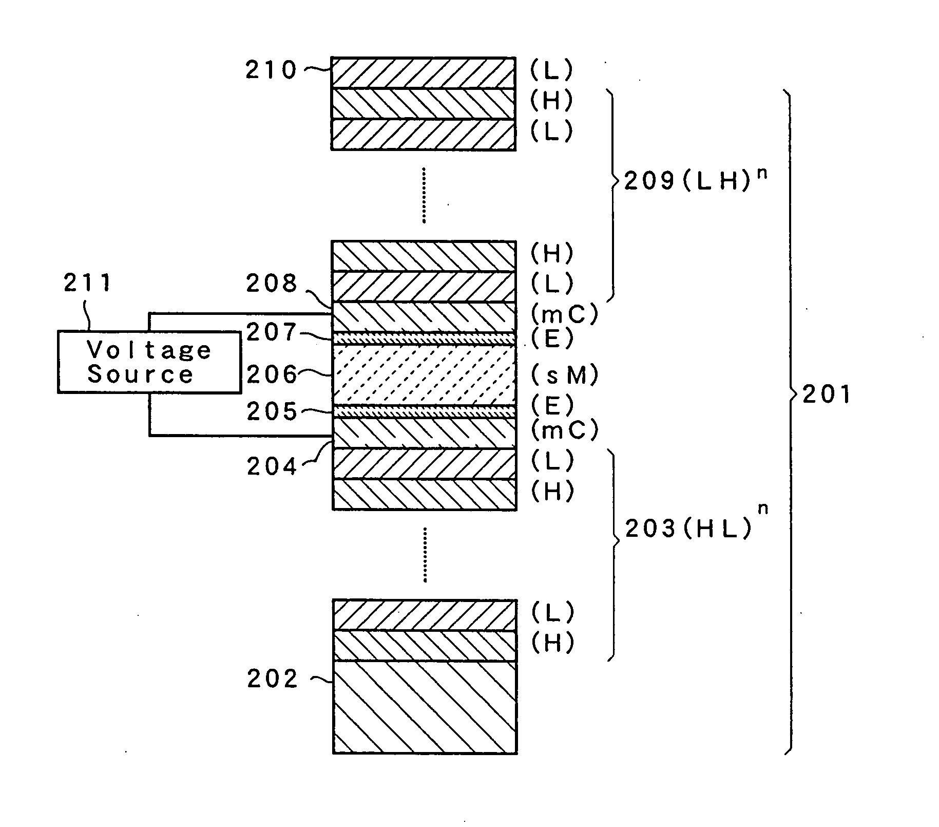 Optical element, optical drop module, optical add-drop module, and tunable light source