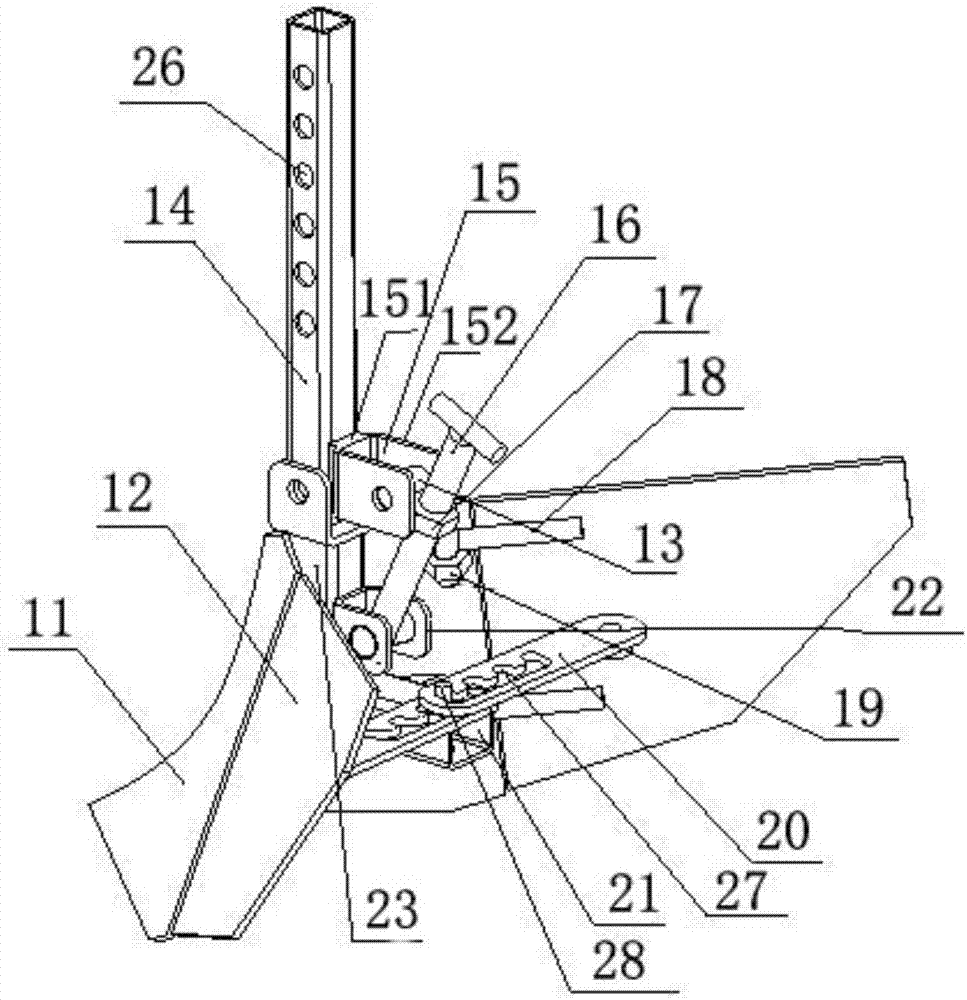 Adjustable ditcher