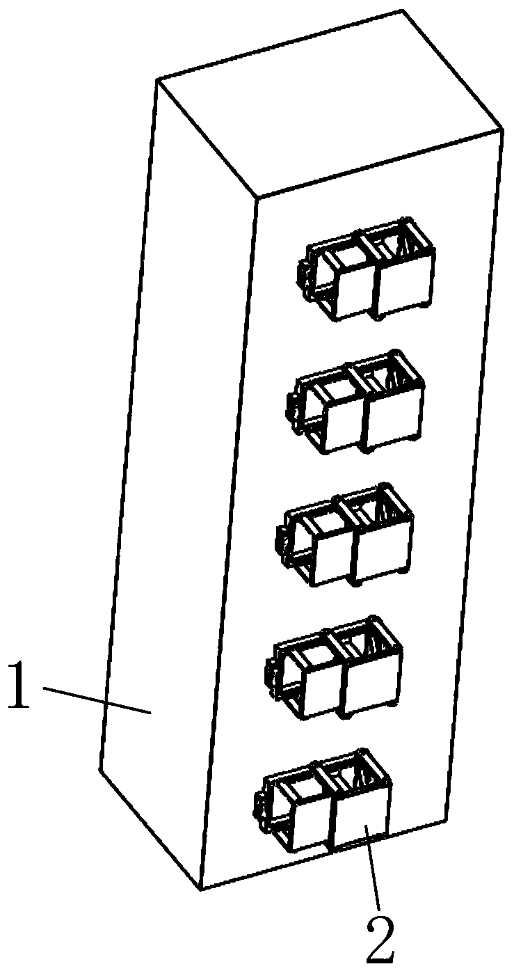 A retractable fire escape device for high-rise buildings