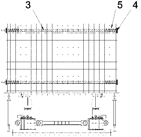 Short-line-method box girder section prefabricated longitudinal full-length prestressed duct positioning device and construction method