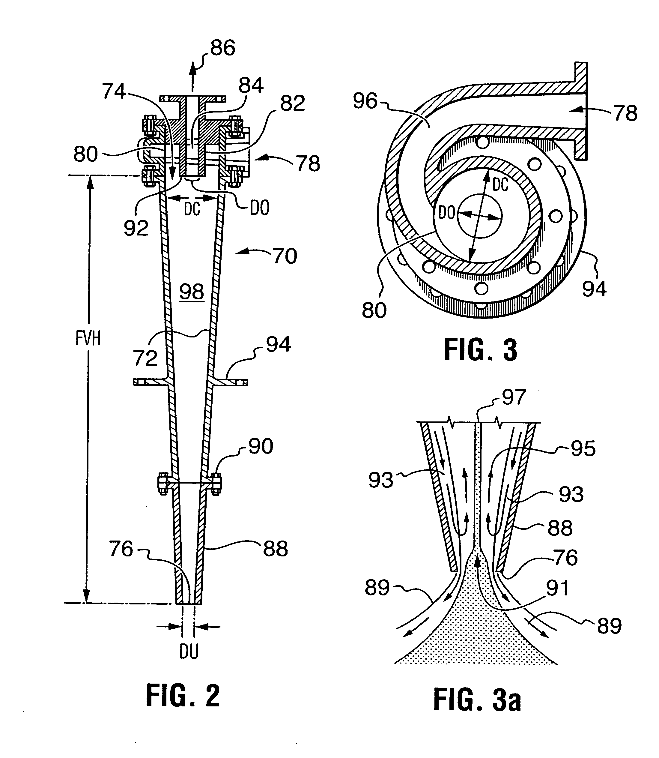 Bituminous froth inclined plate separator and hydrocarbon cyclone treatment process