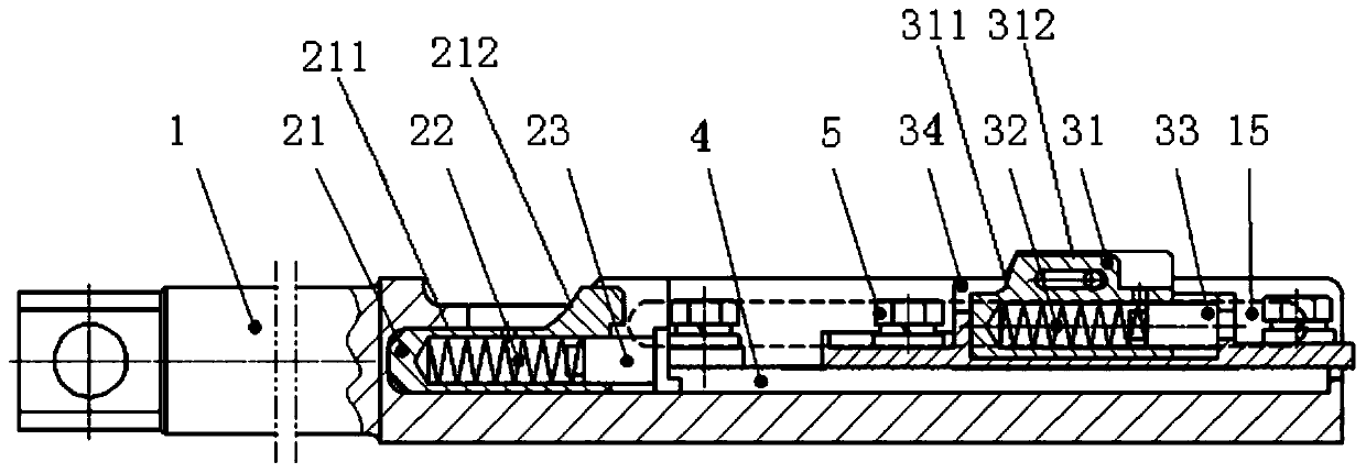 Turnout close-fitting inspection rod device and turnout close-fitting inspector