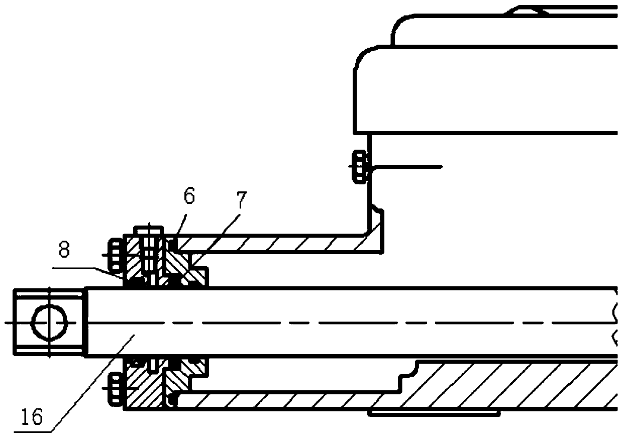 Turnout close-fitting inspection rod device and turnout close-fitting inspector