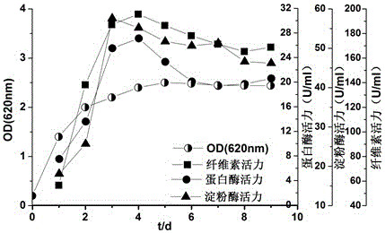 Screening method of composite microbial system for producing organic fertilizer