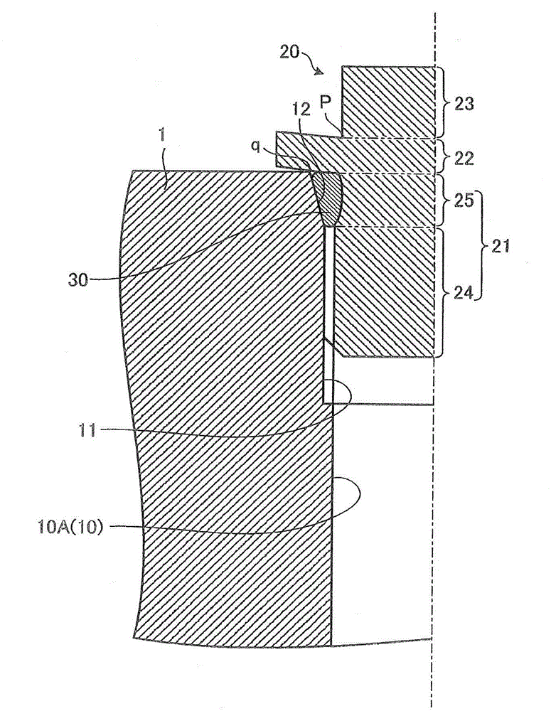 Structure for closing hole for hydraulic circuit