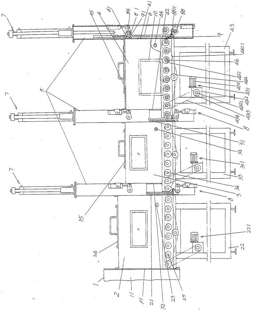 Replacement chamber sealing apparatus for electronic material firing furnace