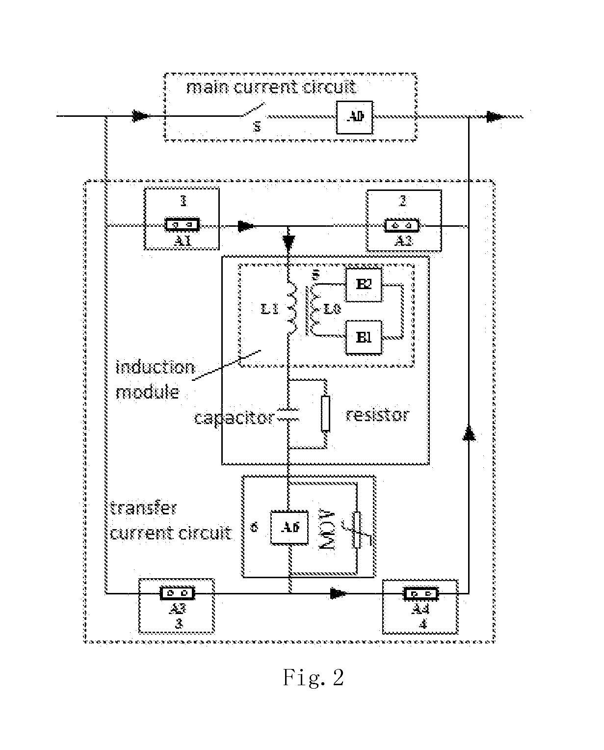 Arc-free DC circuit breaker