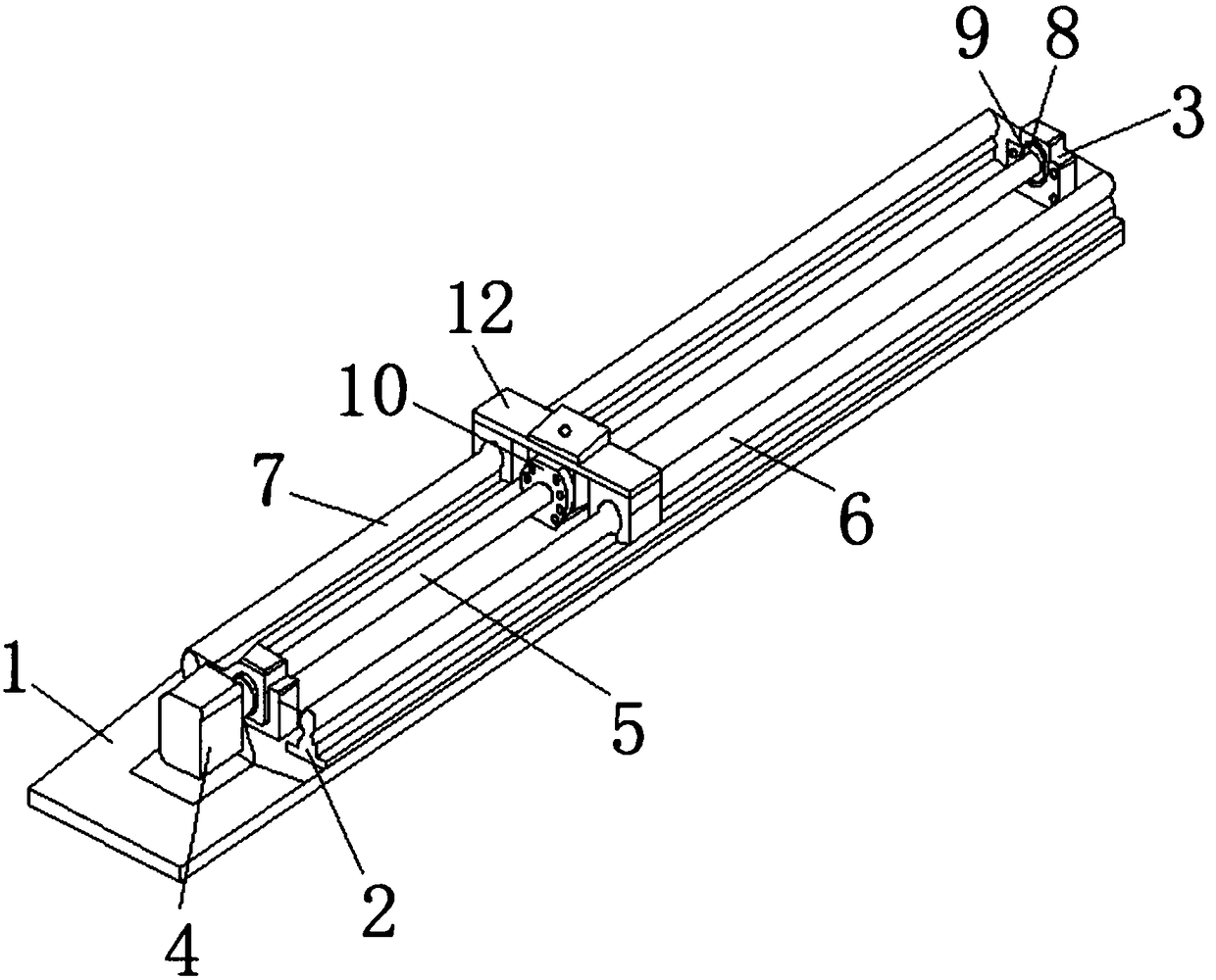 Screw rod transmission mechanism utilized in computer numerical control equipment