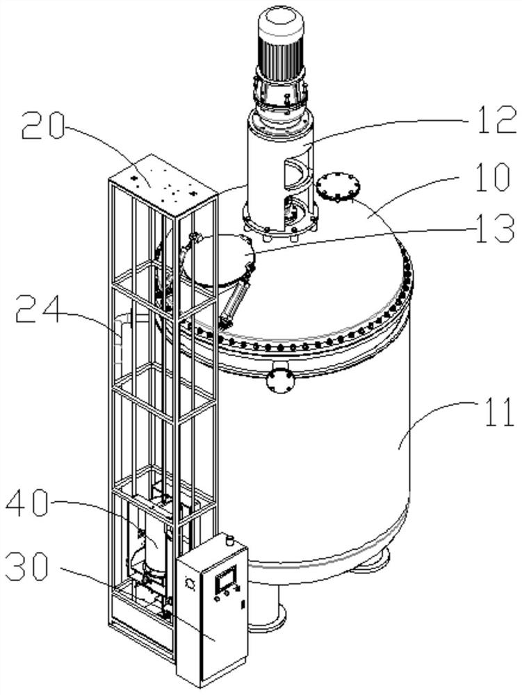 A kind of preparation method and preparation device of water-based workshop precoat primer