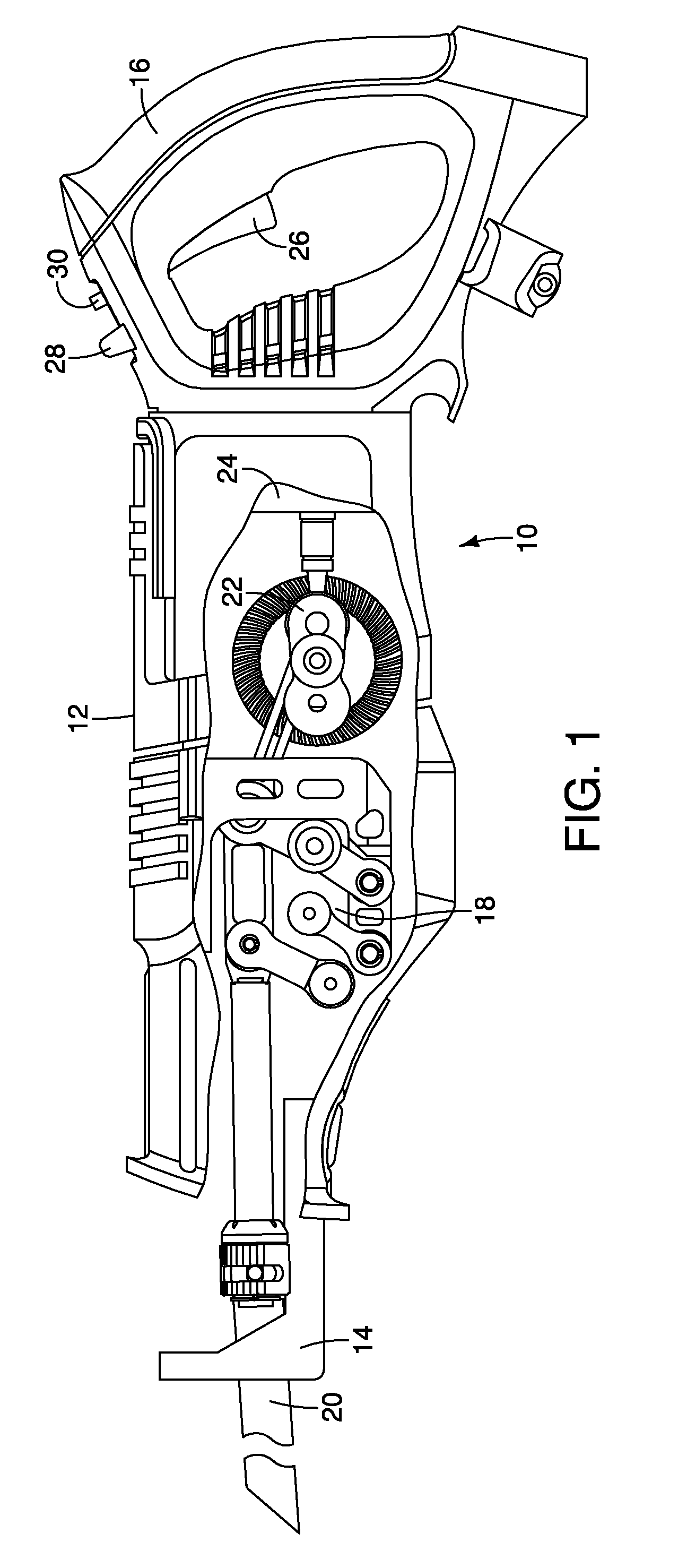 Electronic orbit control for saws