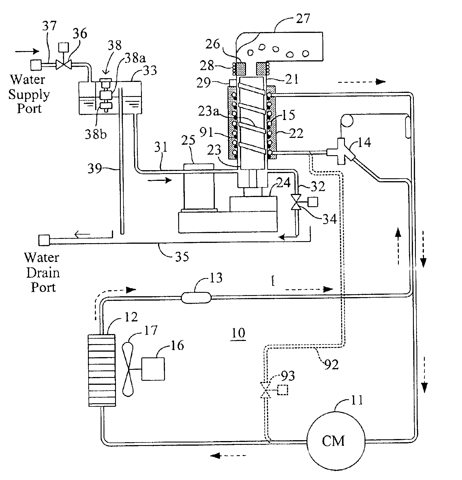 Abnormality detecting device of auger-type ice making machine and abnormality detecting method thereof