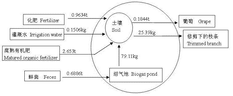 Dairy cow ecological breeding model with combination of farming and animal husbandry