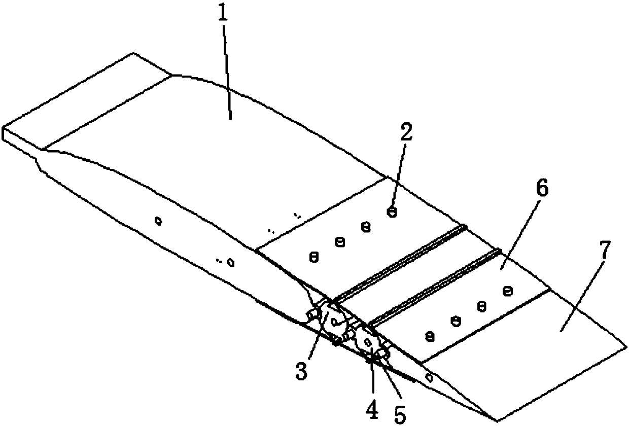 Variable aircraft flexible wing, variable stiffness skin structure and preparation method thereof