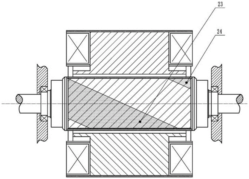 Pole iron drive device