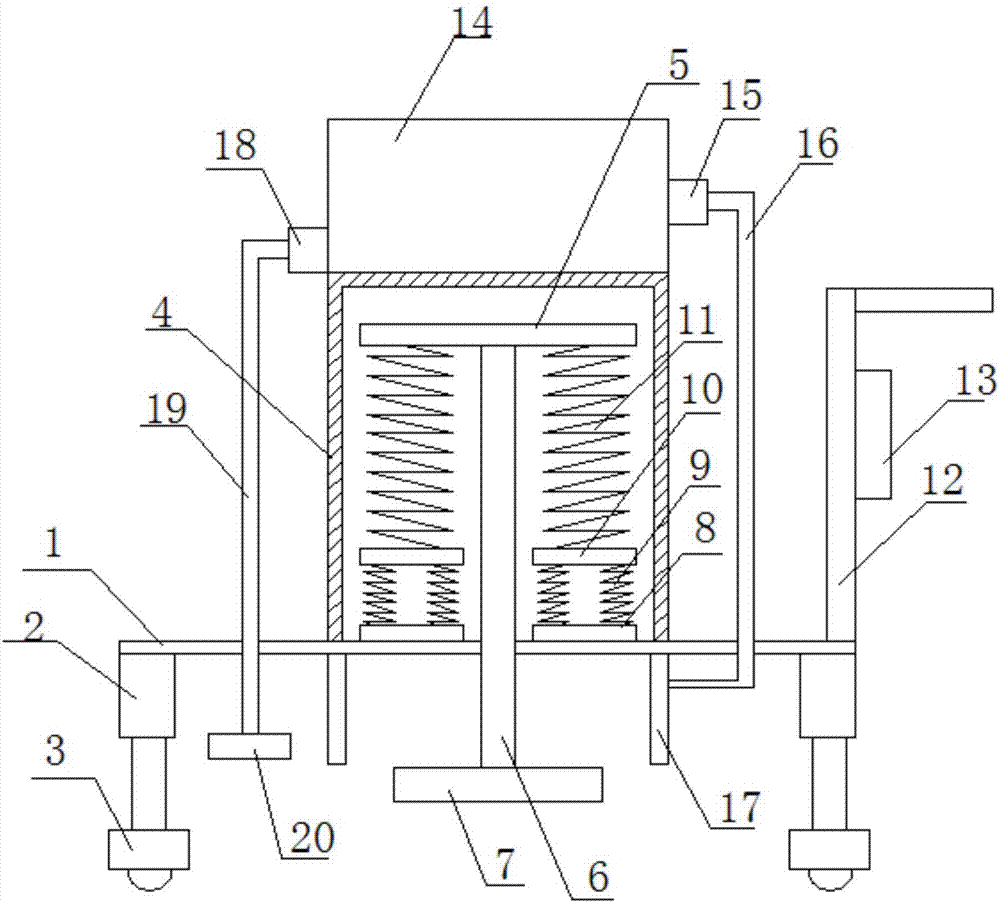 Ramming machine for dustproof building construction