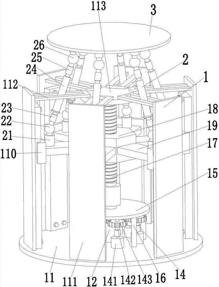 A medical leg massage robot