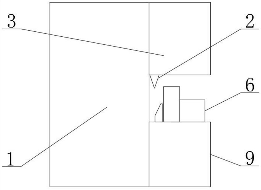 A cutting device for lithium-ion battery diaphragm that is convenient for quick cutting