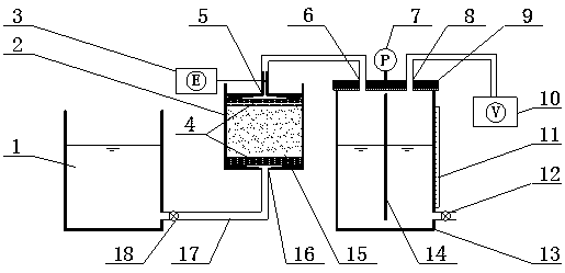 Vacuum type salinized soil desalting device and using method thereof